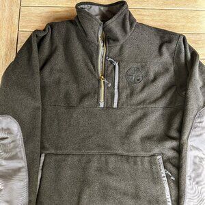 LEUPOLD 1/4 Zip Fleece Iron Gray 182297 Size XL
